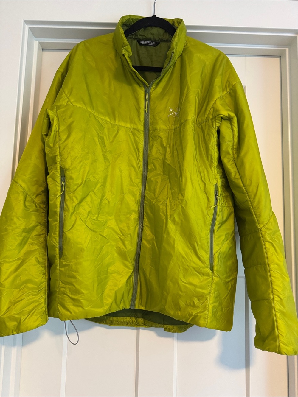 Arc'teryx Lime Green Packable Jacket
